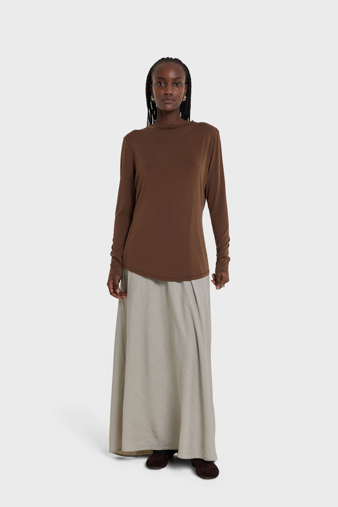 Essential Top | Tiefbraun