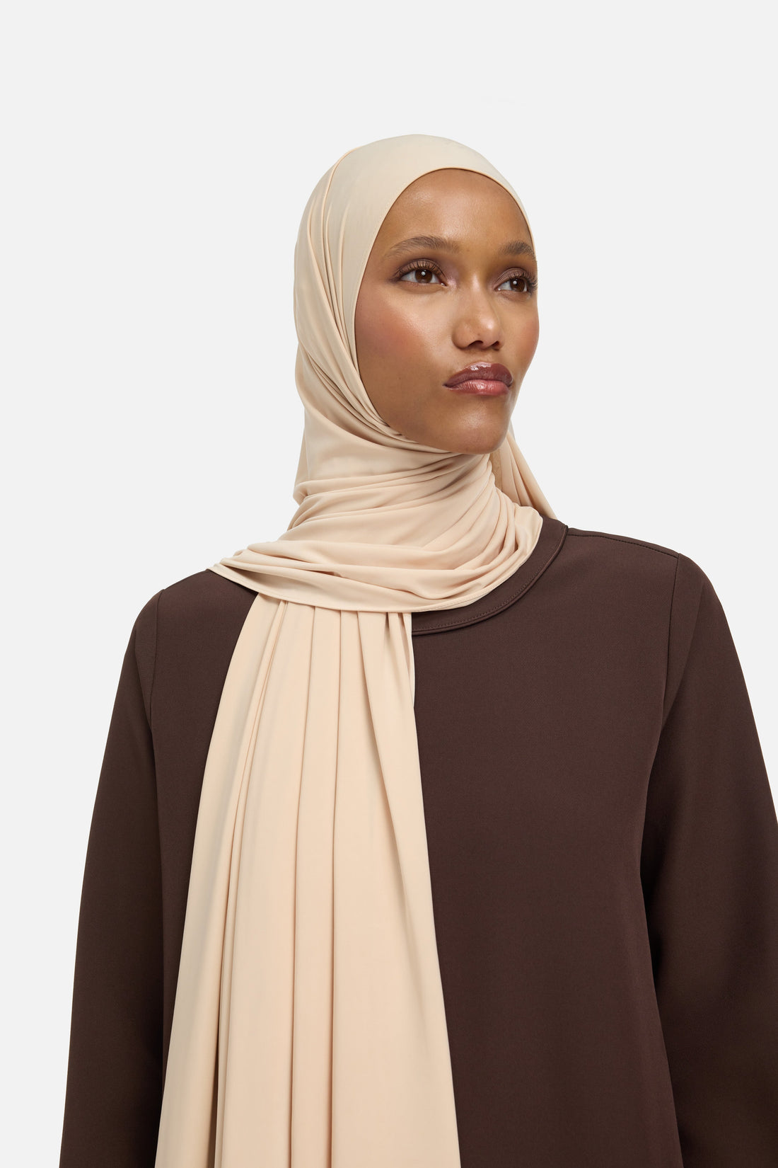 Bambus-Jersey Schal | Latte