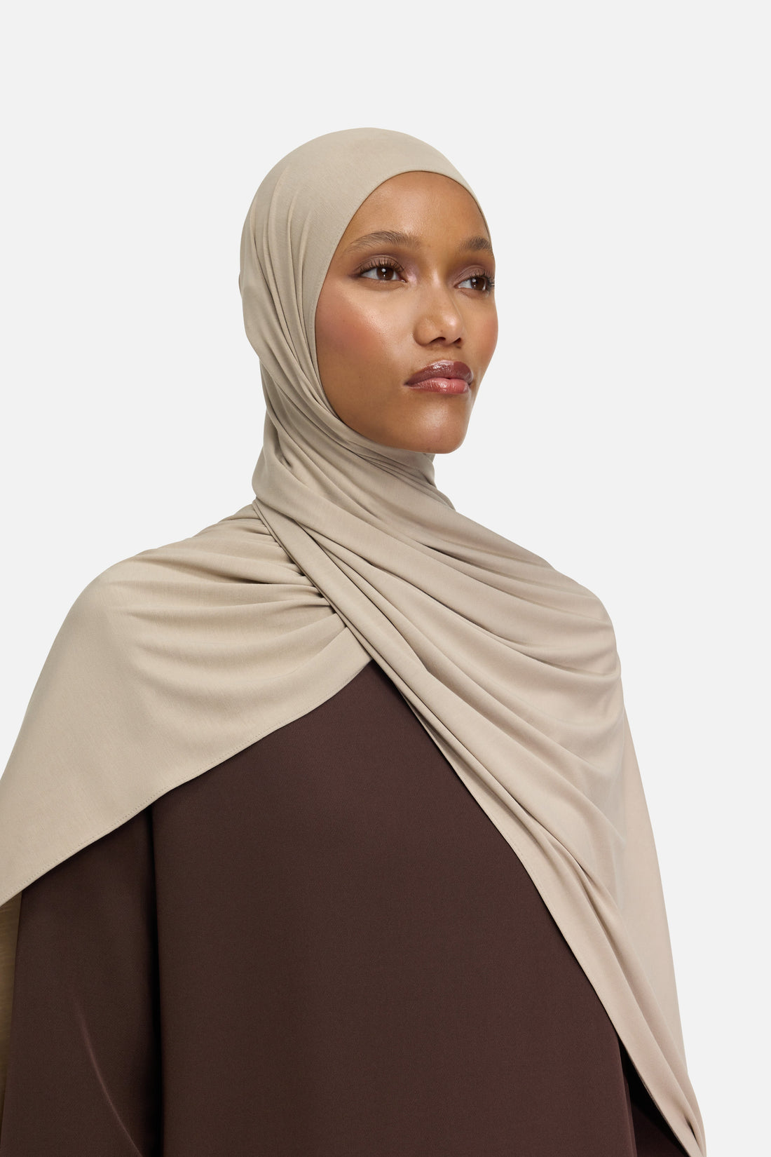 Bambou Jersey Écharpe | Mink
