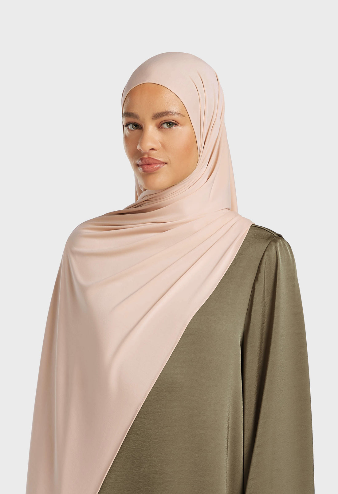 Atmungsaktiver Jersey-Schal | Cloud Rose