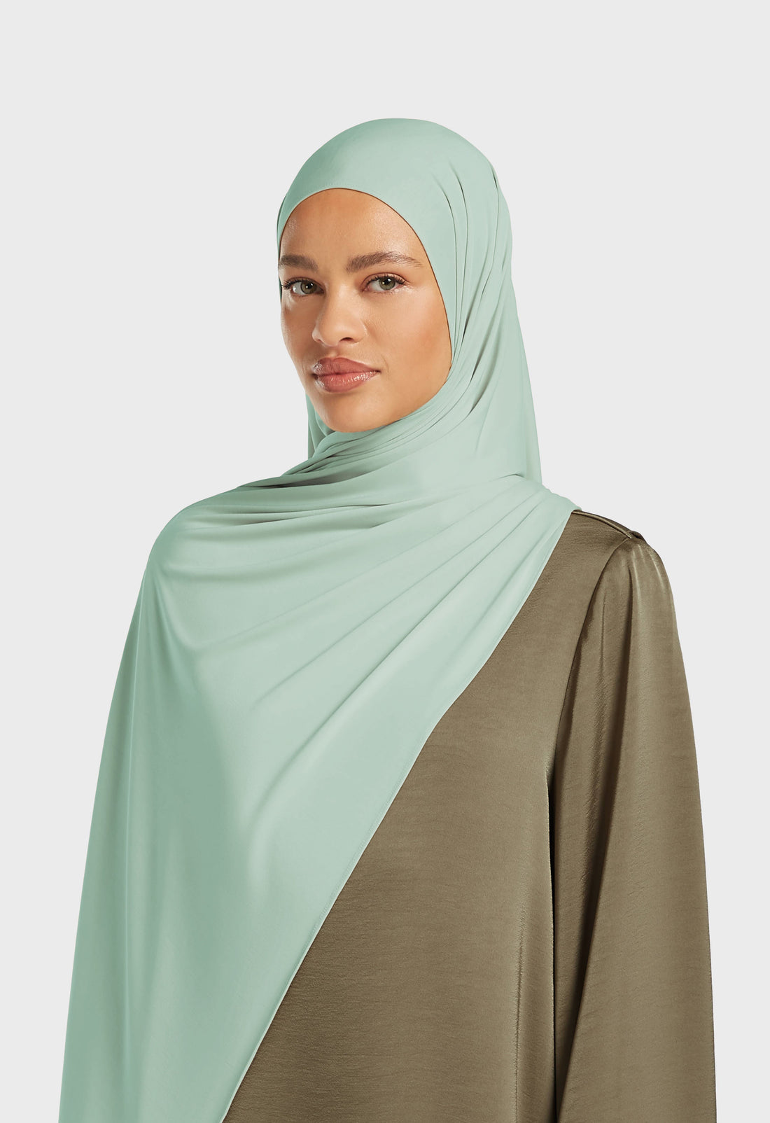 Atmungsaktiver Jersey-Schal | Powder Blue