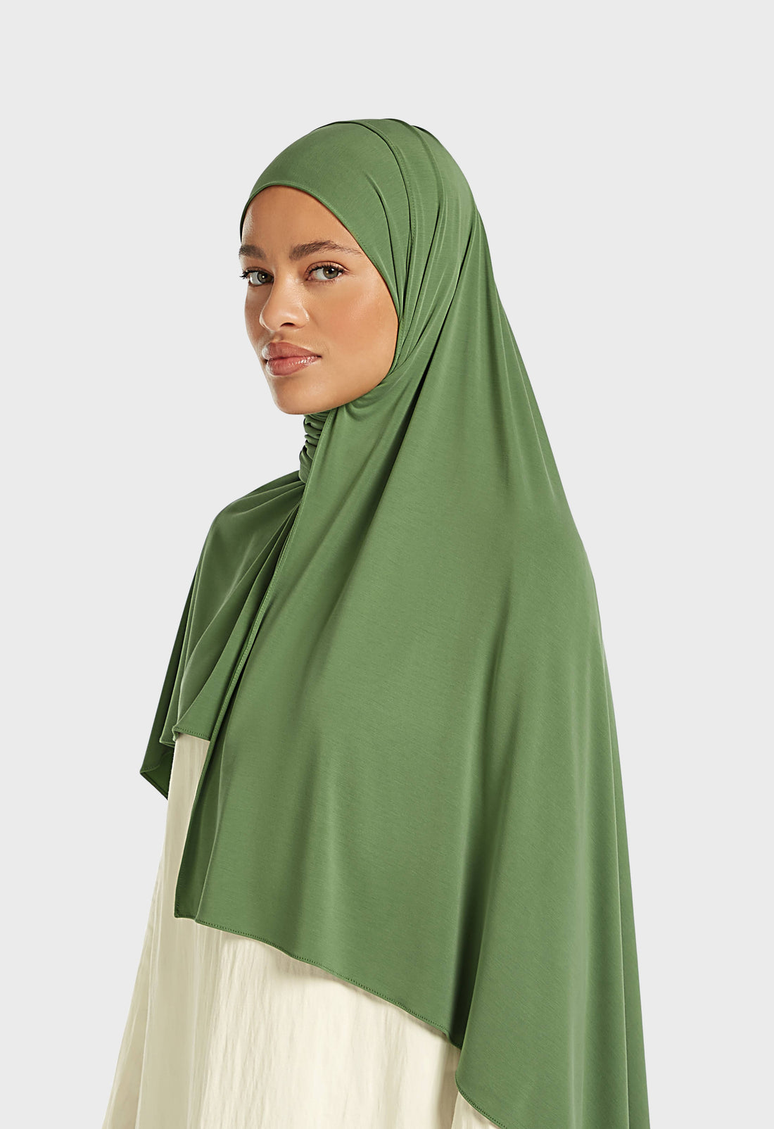 Atmungsaktiver Jersey-Schal | Brunnenkresse