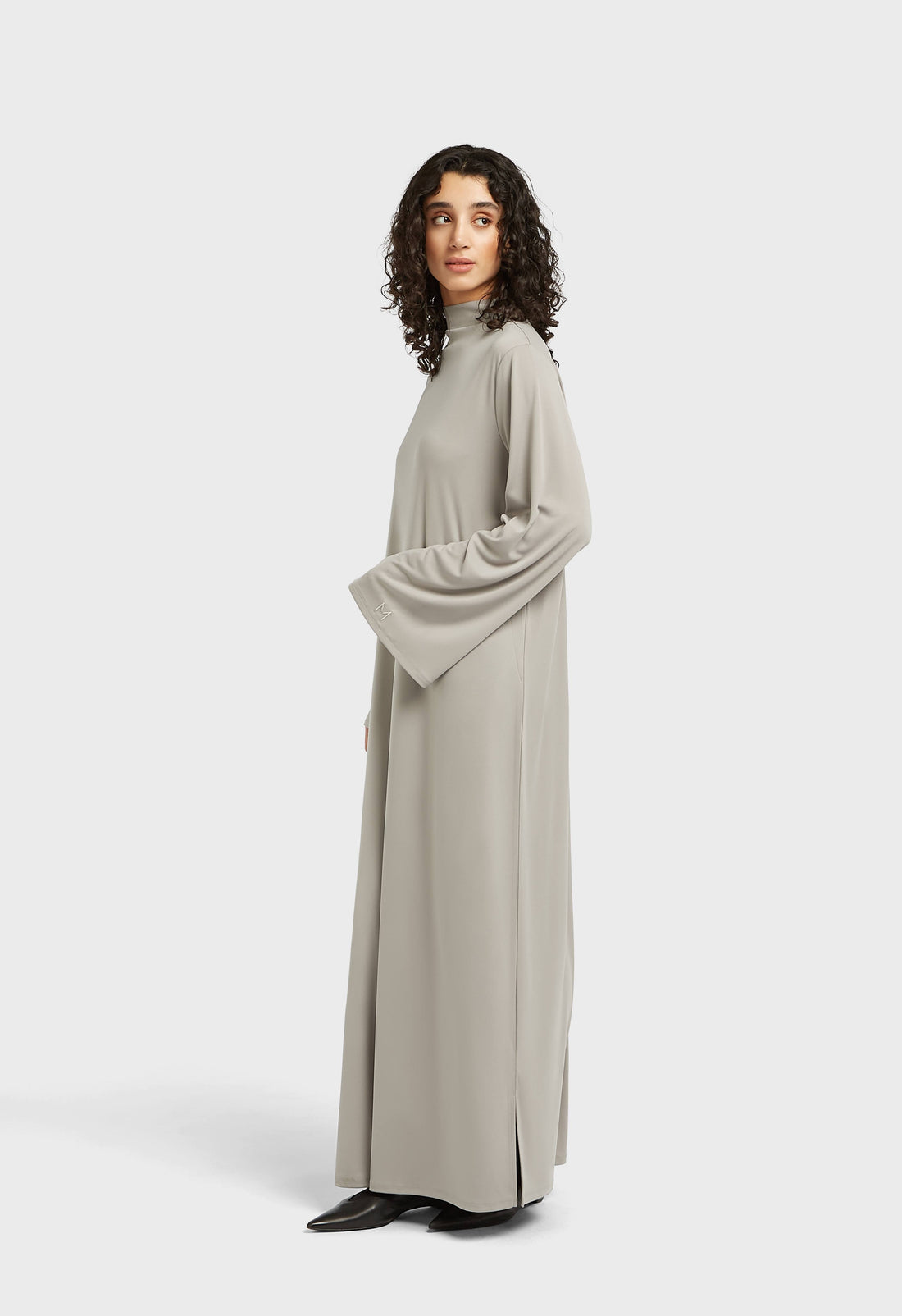 Essential Kurzes Jerseykleid | Pebble