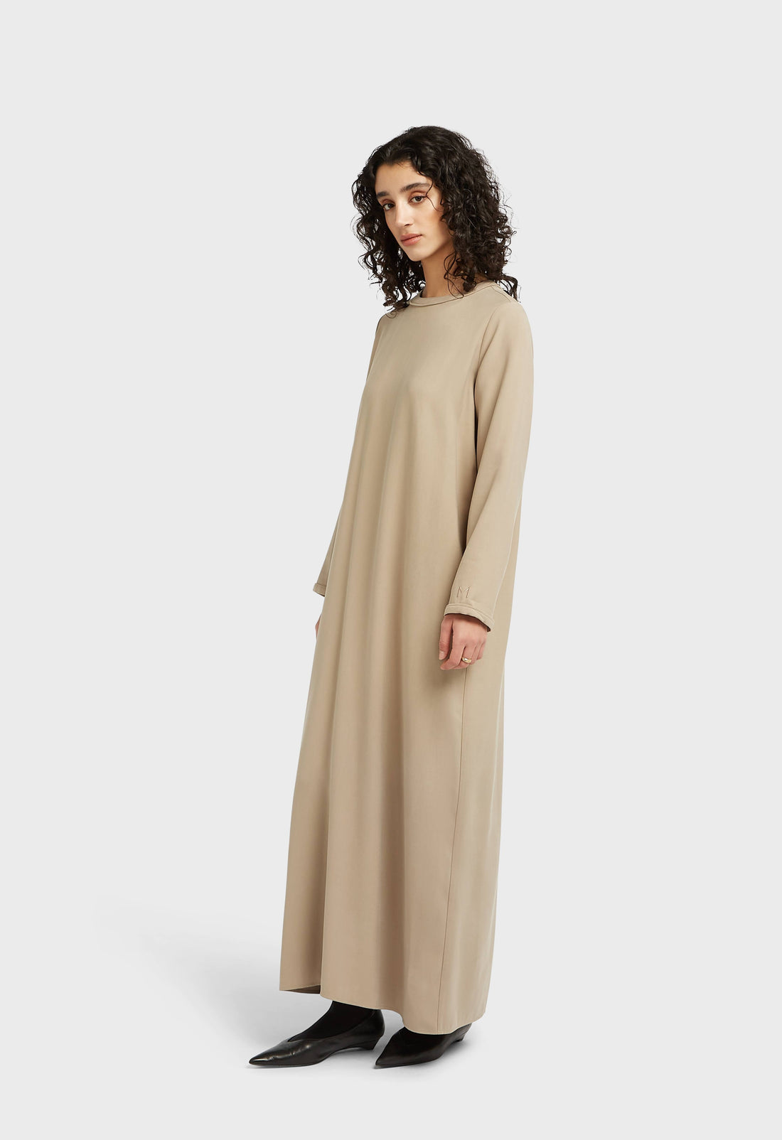 Essentiel Doux Webkleid | Mokka