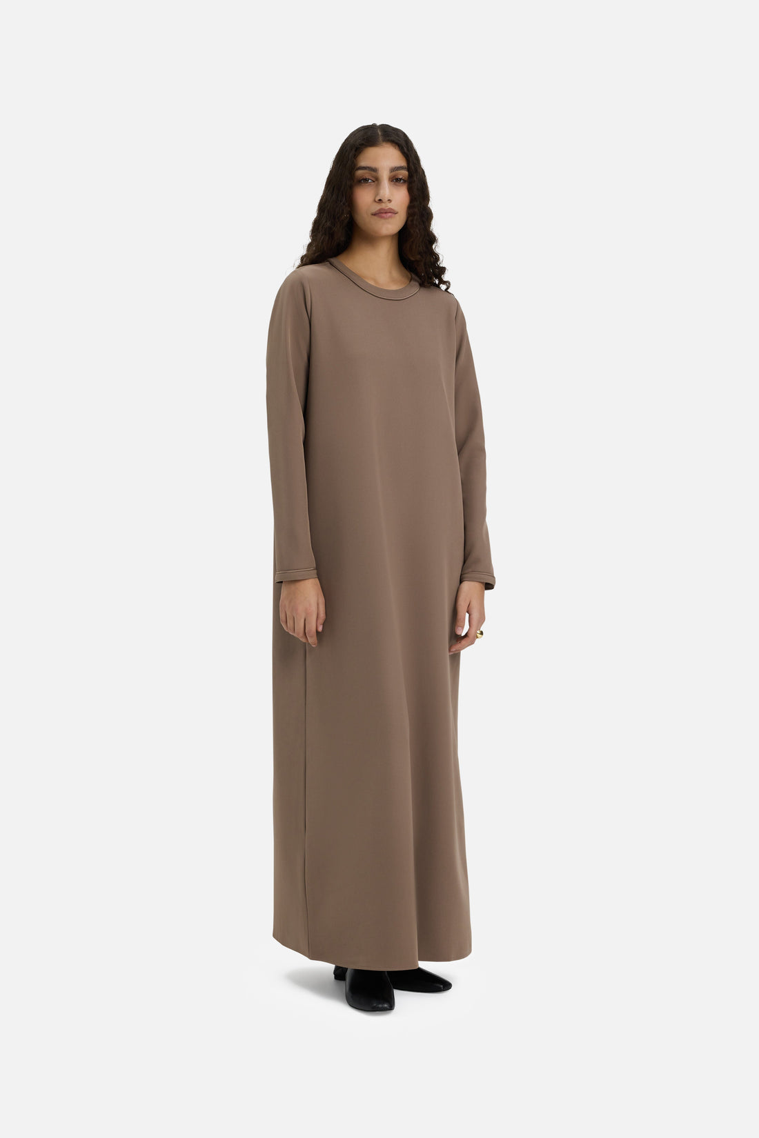 Basic Dress Regular | Taupe Pink