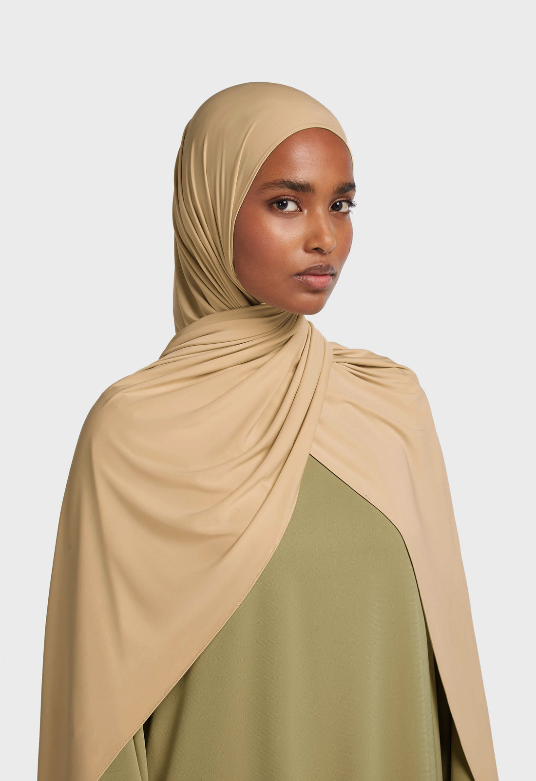 Liquid Jersey Schal | Almond