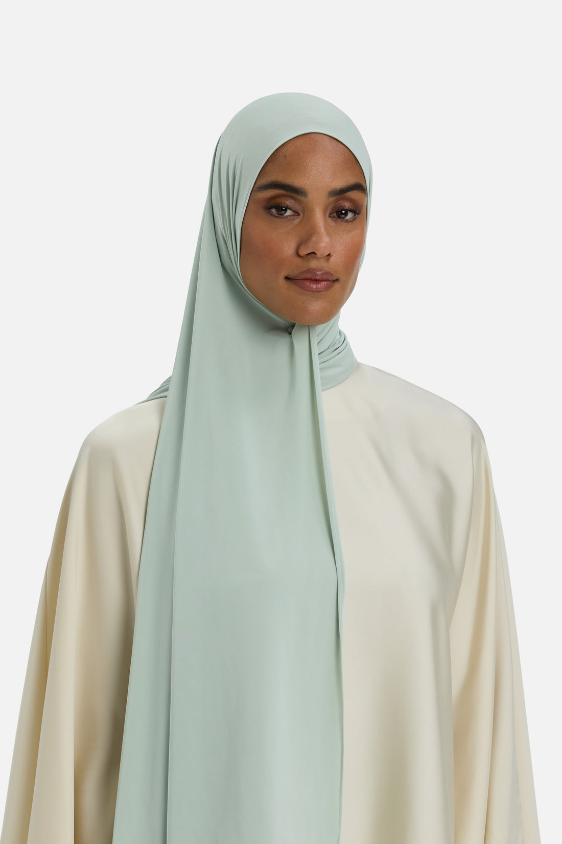 Liquid Jersey Schal | Aqua Grau