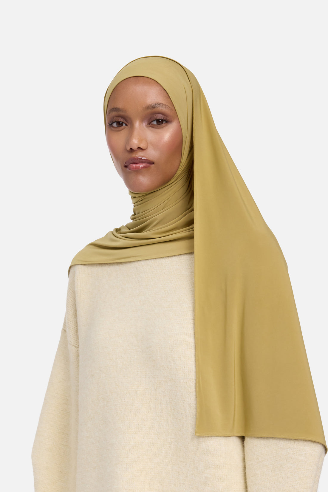 Liquid Jersey Schal | Dark Pistachio