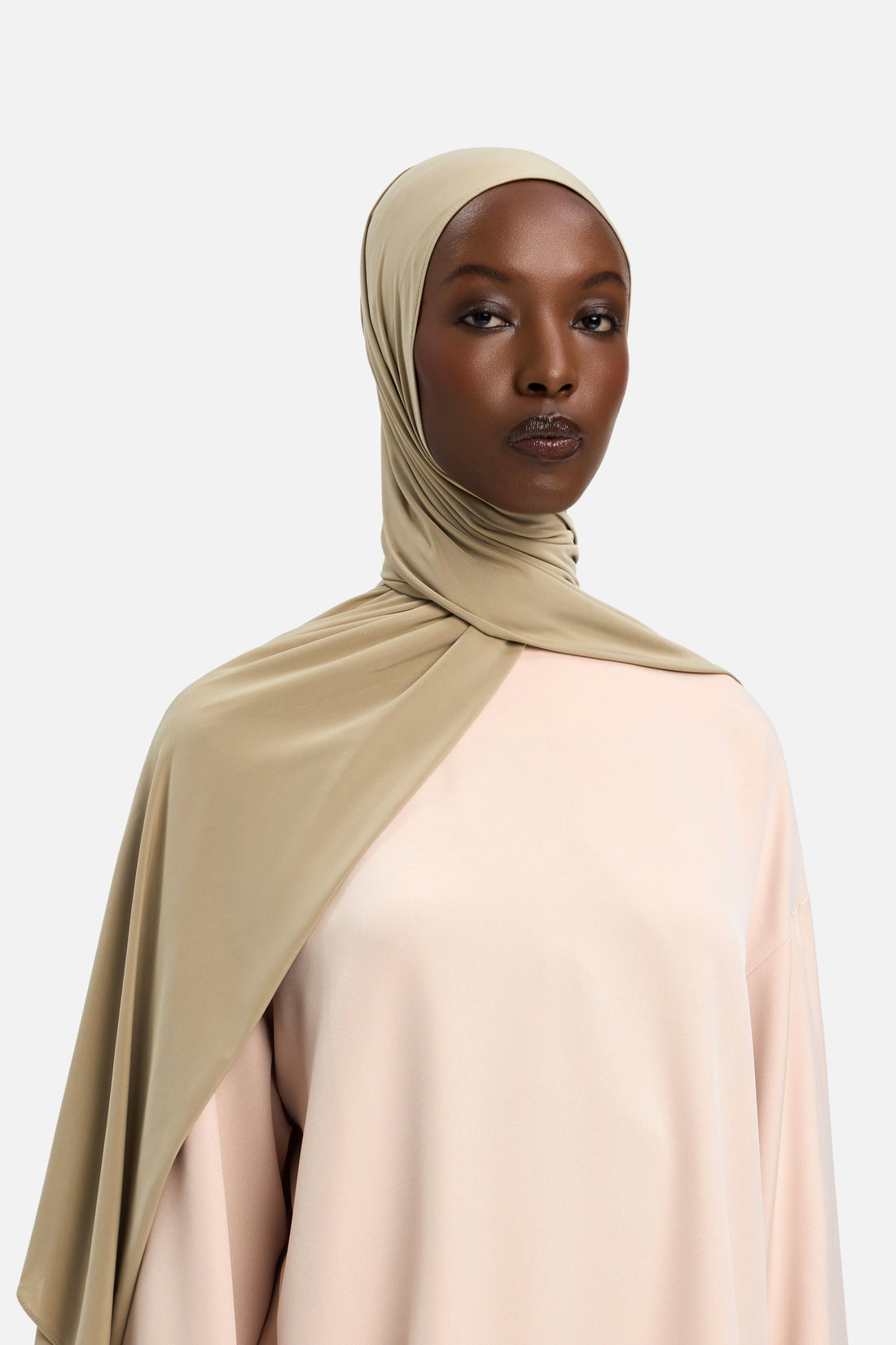 Liquid Jersey Schal | Hell Khaki