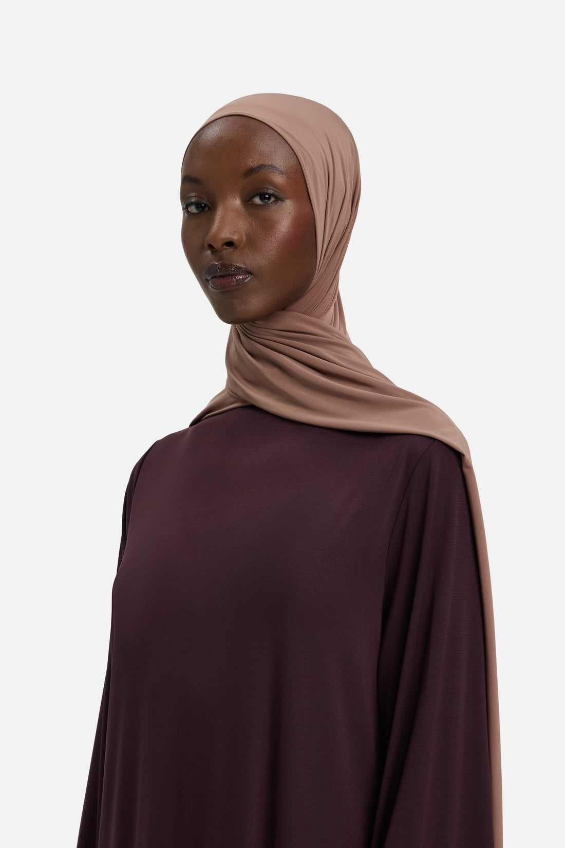 Liquid Jersey Schal | Soft Bordeaux