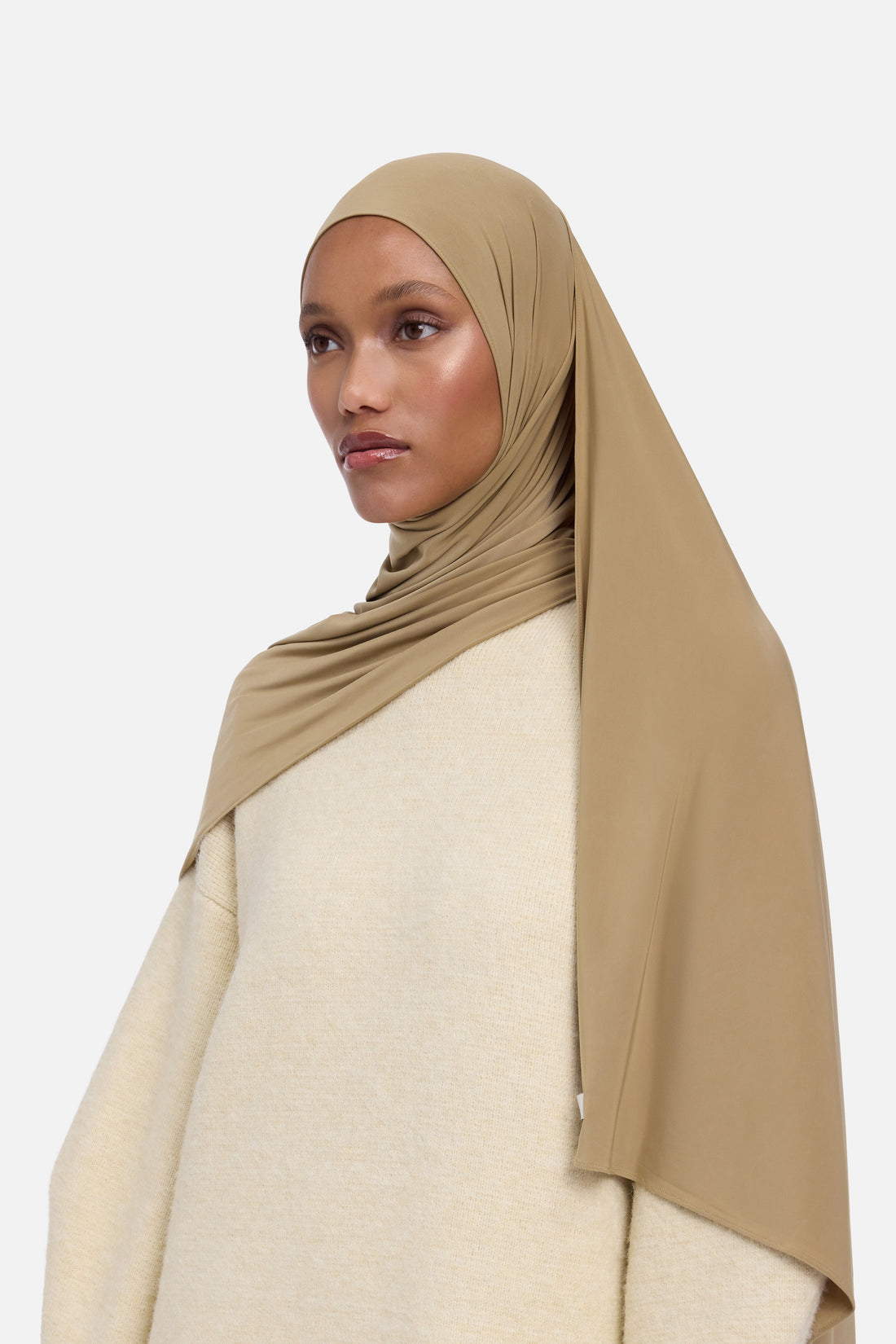 Liquid Jersey Schal | Toffee
