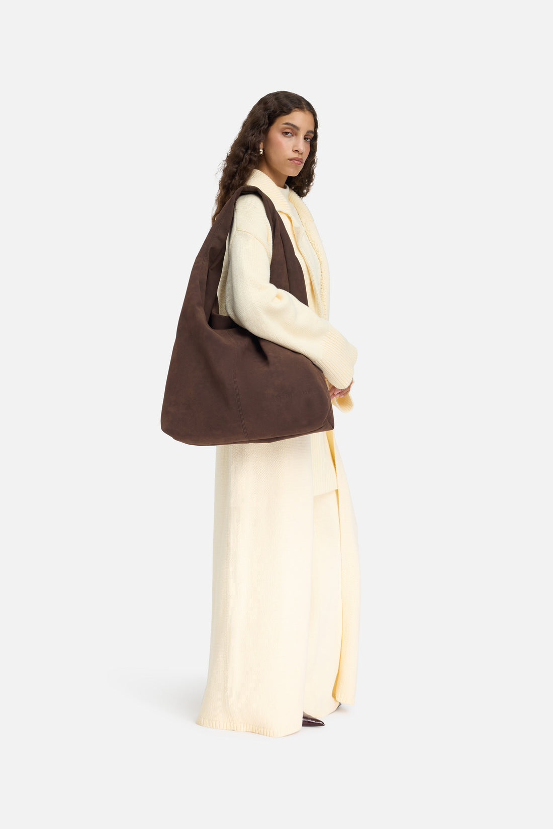 Maxi Ovale Tasche | Schokolade