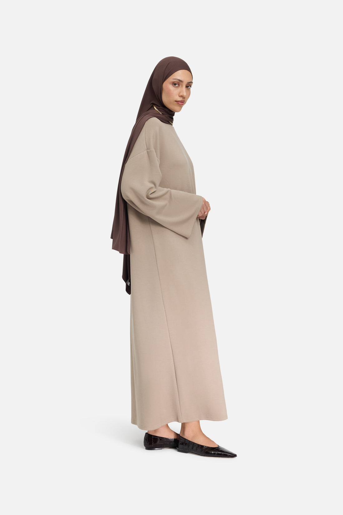 Modal-Jerseykleid | Khaki