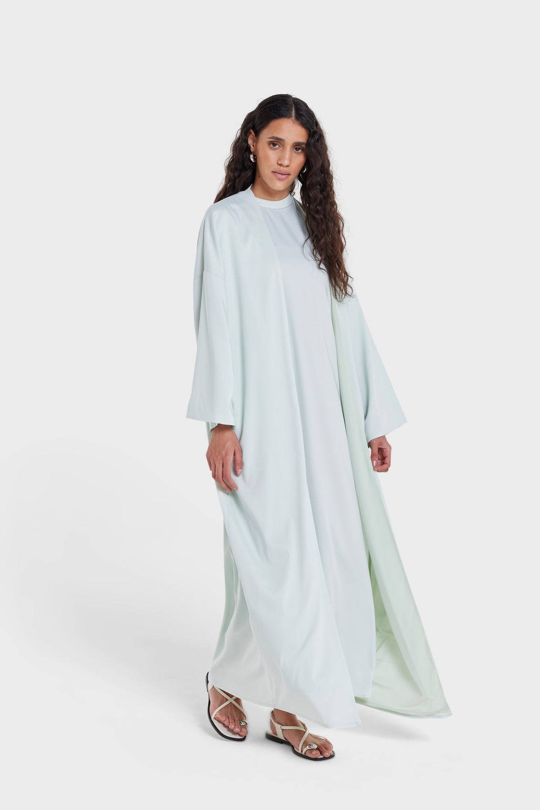 Ärmelloses Sommerkleid | Hellblau