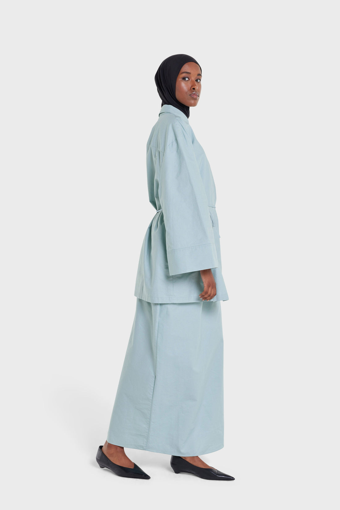 Baumwollrock | Misty Blue