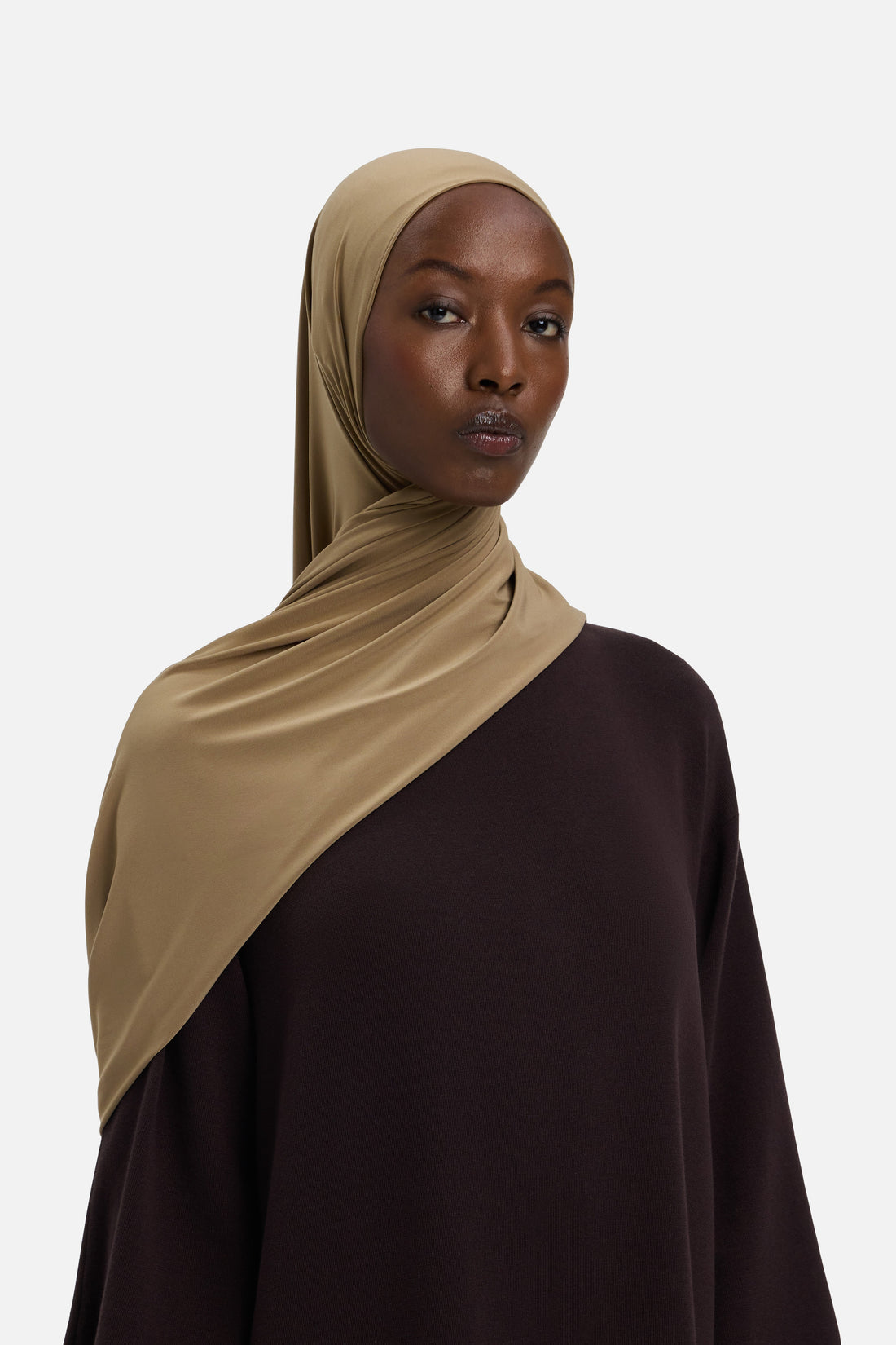 Premium Jersey-Hijab | Brown Sugar