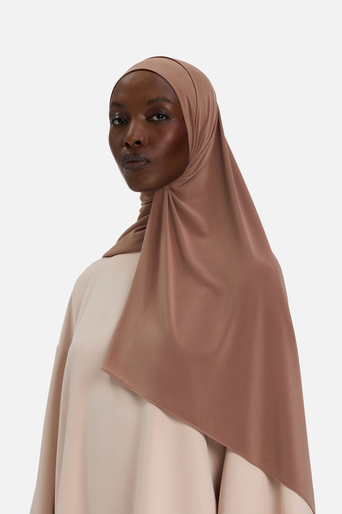 Premium Jersey Schal | Soft Bordeaux