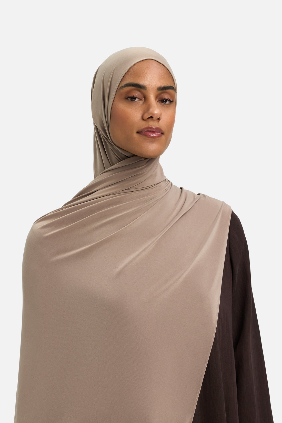 Premium Jersey Schal | Taupe Rosé