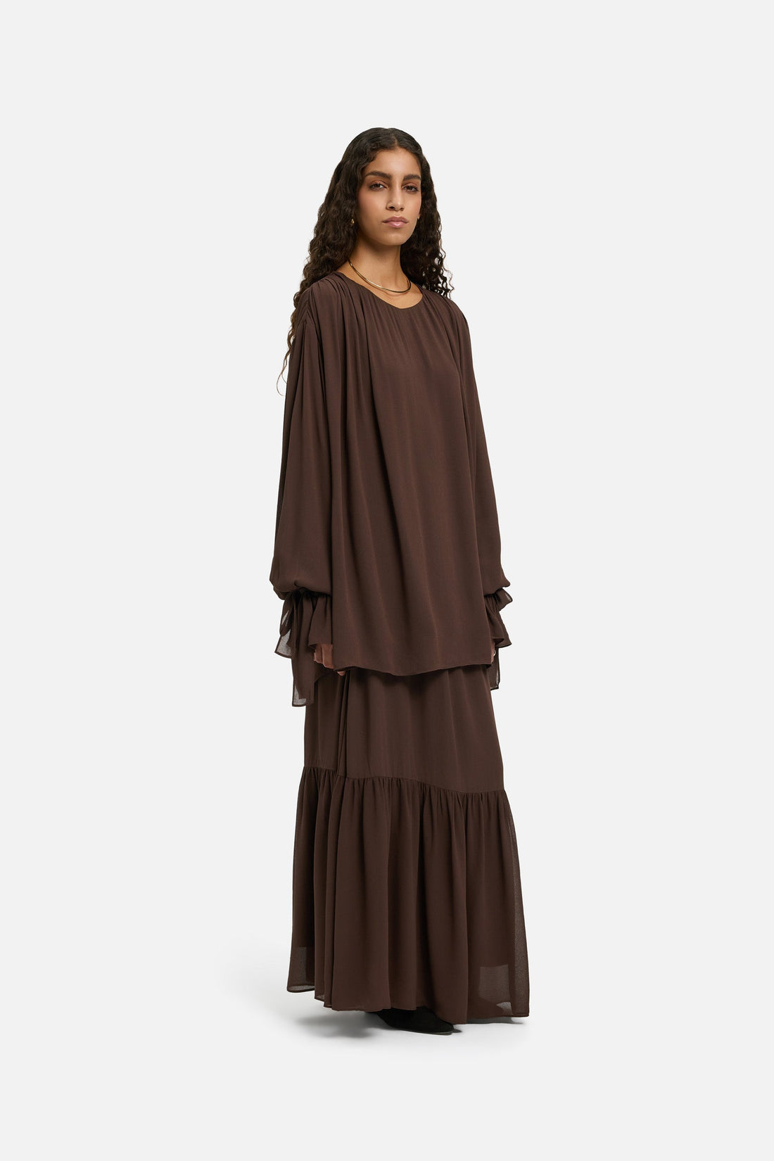 Romantic Froufrou Jupe | Burnt Mocha