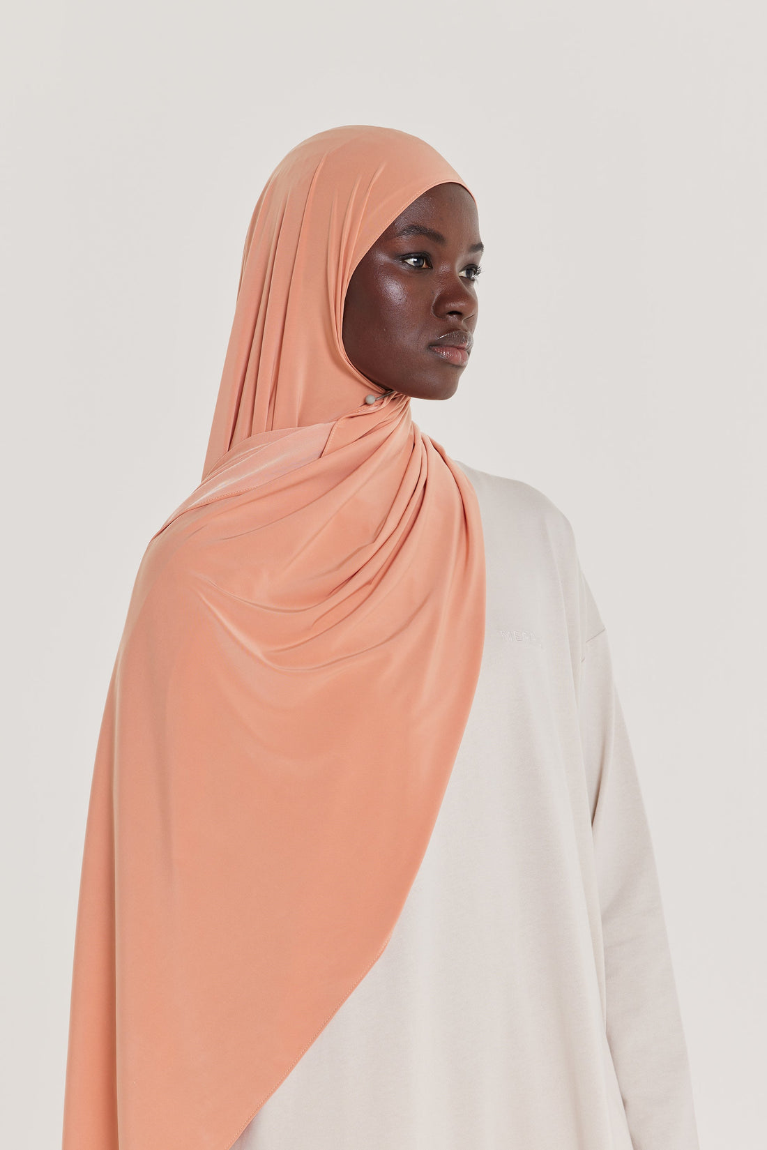 Liquid Jersey Schal | Pastellorange