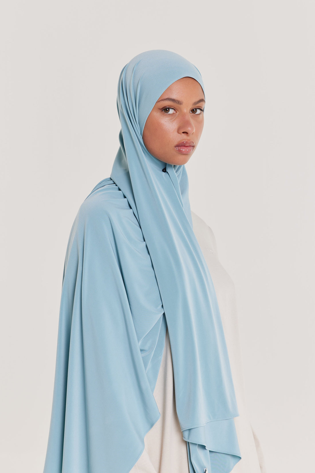 Premium Jersey Schal | Stone Blue