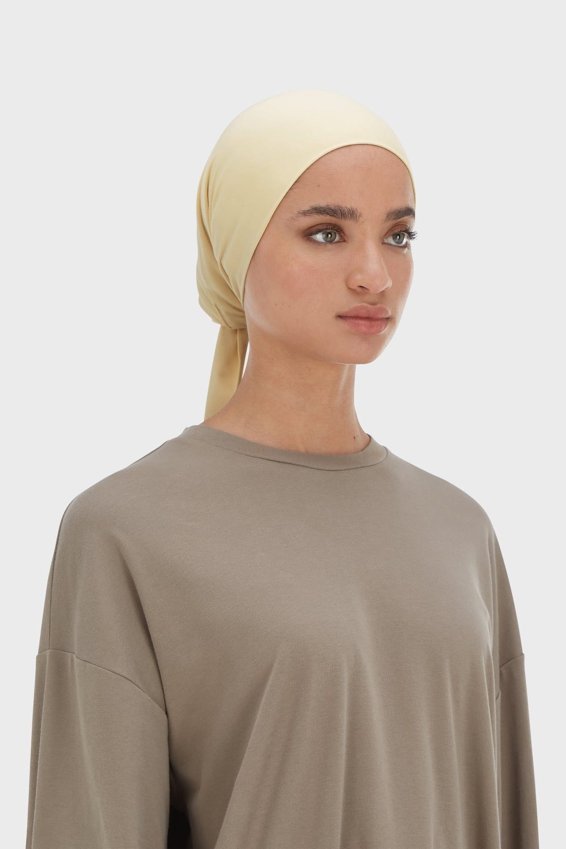 Bambus-Turban-Unterziehmütze | Brauner Reis