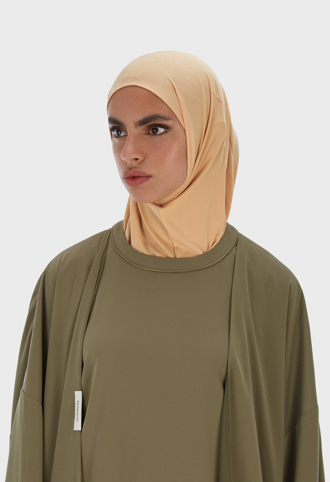 Atmungsaktiver Hijab | Rosa Beige