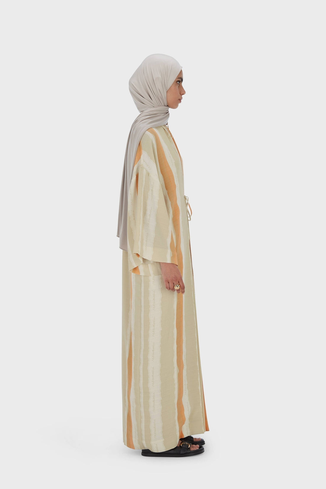 Streifen-Abaya Sommer | Desert Stripe