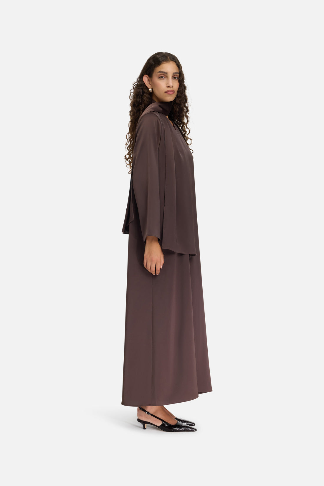 Schal Robe | Dunkelbraun