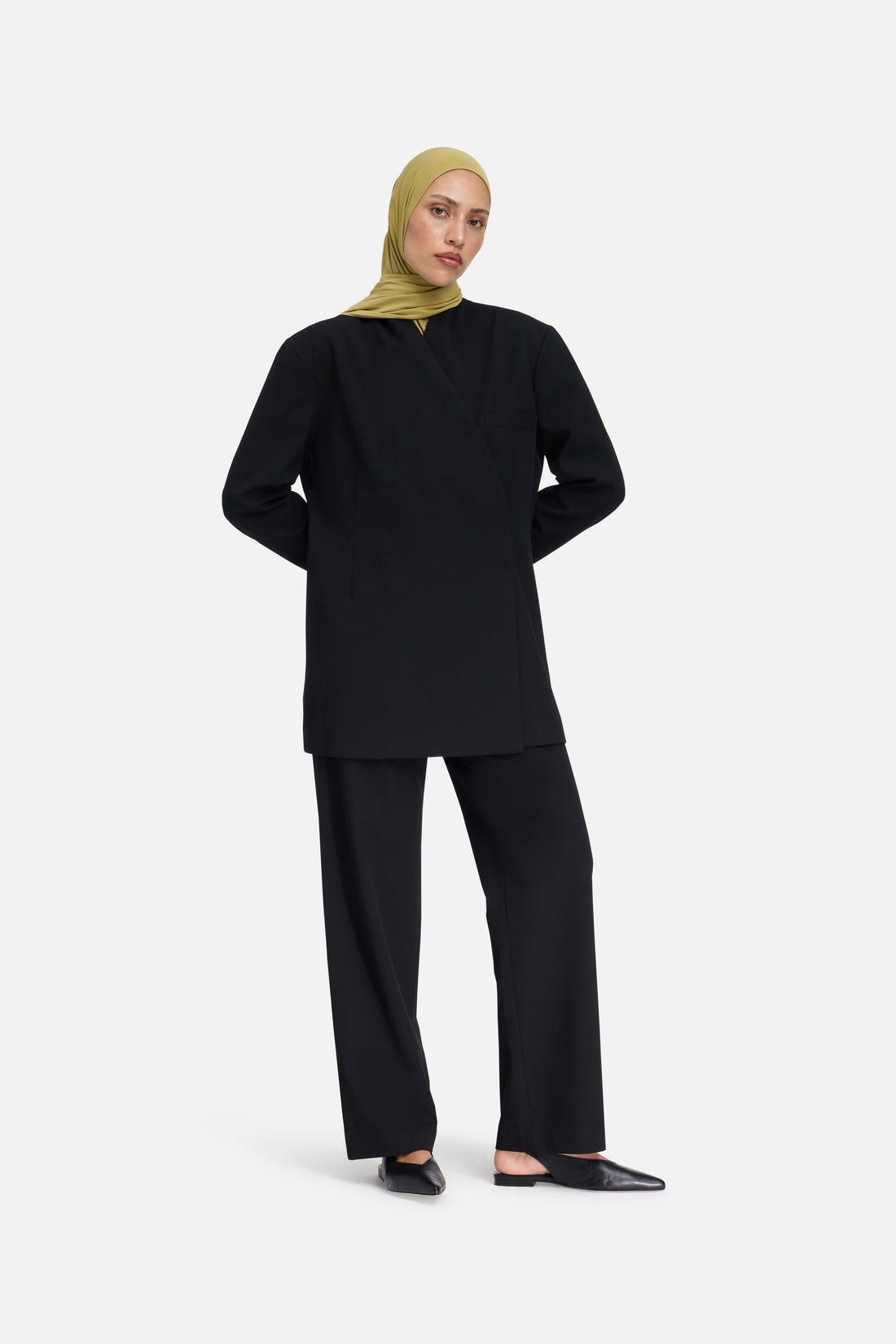 Maßgeschneiderte Hose | Schwarz