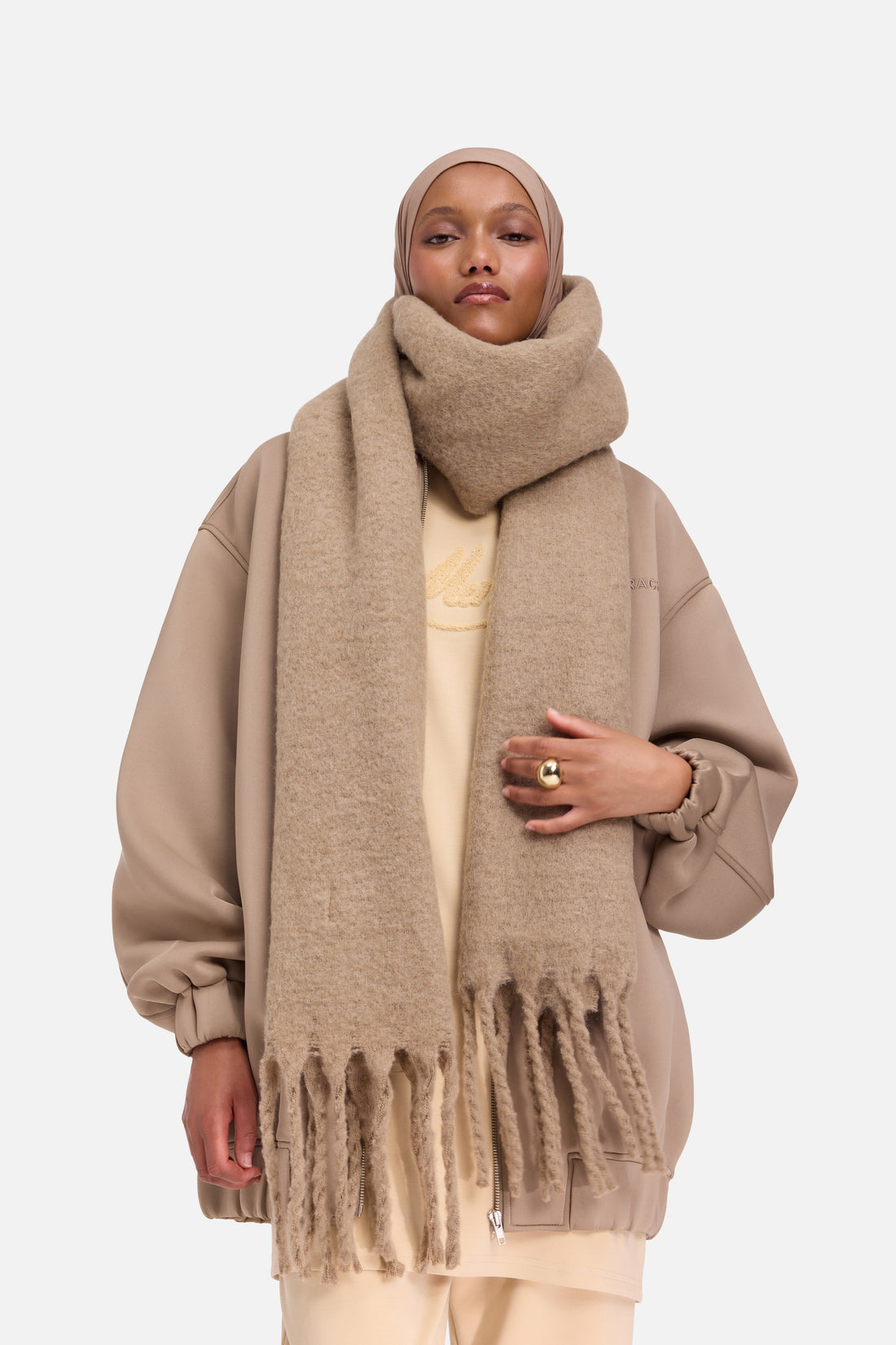 Der Brushed Schal | Khaki