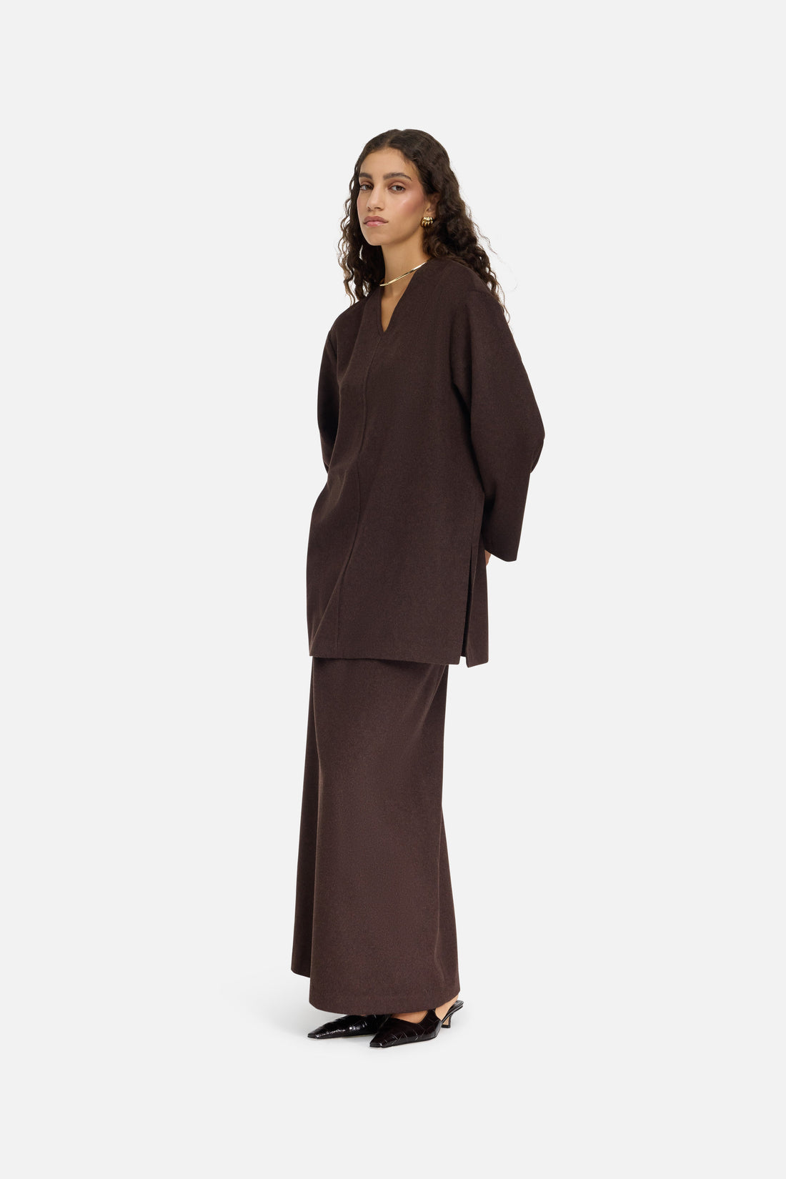 Laine Blend Pull | Dark Brown