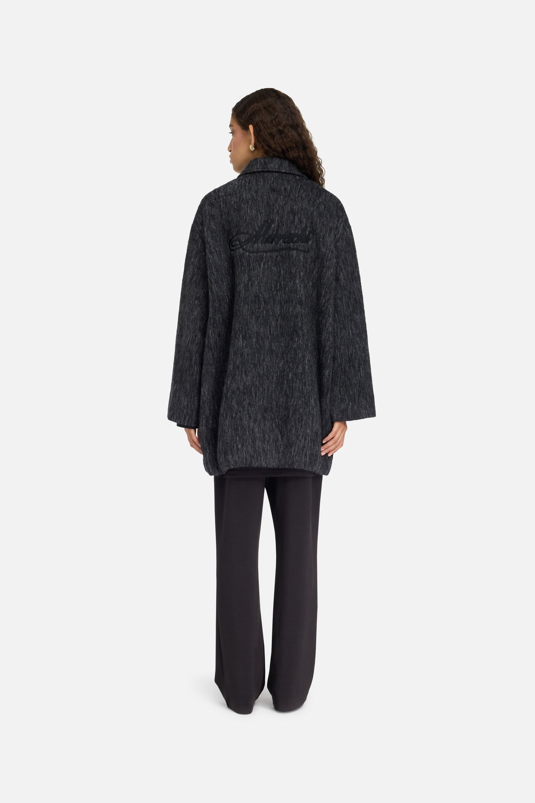 Wollbomberjacke | Schwarz