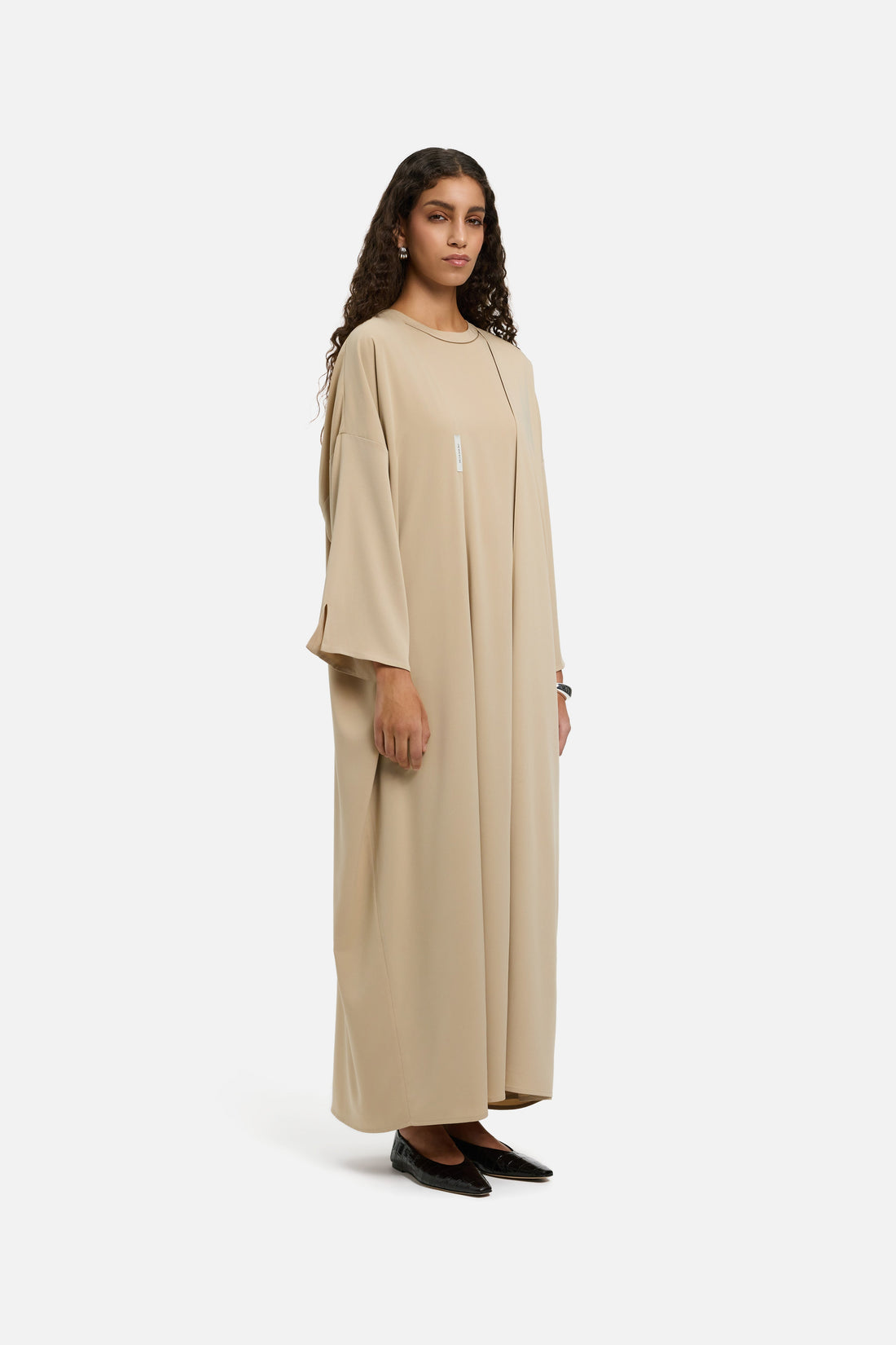 Tissé Abaya Court | Oat