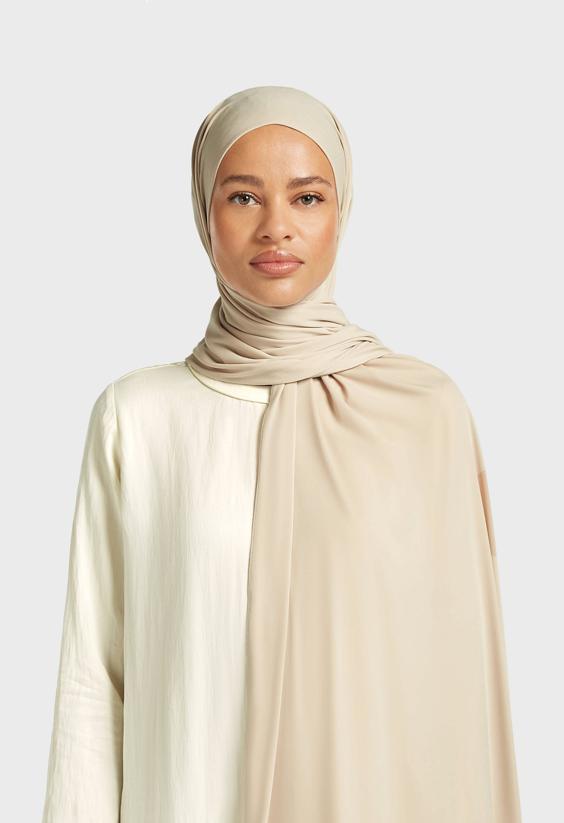 Premium-Jersey-Schal | Sand